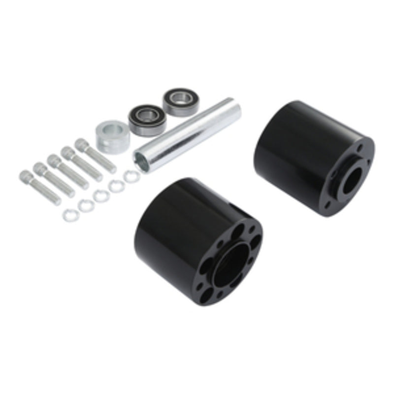 Custom Chrome Rear Wheel Hub Dual Disc Kit Fit For Harley Touring Non ABS 2008 -2024 Black Anodized