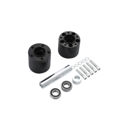 Custom Chrome Rear Wheel Hub Dual Disc Kit Fit For Harley Touring Non ABS 2008 -2024 Black Anodized