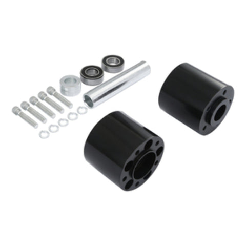 Custom Chrome Rear Wheel Hub Dual Disc Kit Fit For Harley Touring Non ABS 2008 -2024 Black Anodized
