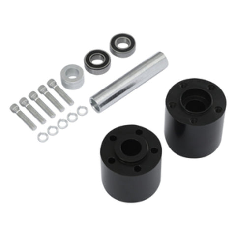 Custom Chrome Rear Wheel Hub Dual Disc Kit Fit For Harley Touring Non ABS 2008 -2024 Black Anodized