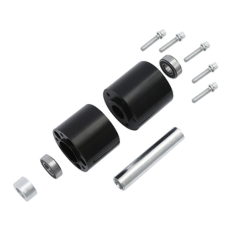 Custom Chrome Rear Wheel Hub Dual Disc Kit Fit For Harley Touring Non ABS 2008 -2024 Black Anodized
