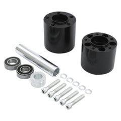 Custom Chrome Rear Wheel Hub Dual Disc Kit Fit For Harley Touring Non ABS 2008 -2024 Black Anodized