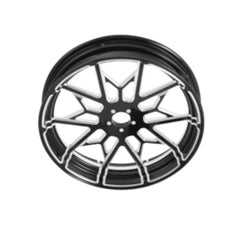 Custom Chrome 18×3.5" Front Wheel Rim Fits For Harley Touring Glide 08-24 Non ABS Black Knight