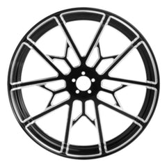 Custom Chrome 21×3.5" Front Wheel Rim Fits For Harley Touring Glide 2008-2024 Non ABS Black Knight