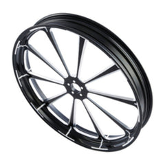 Custom Chrome 30×3.5" Front Wheel Rim Fits For Harley Touring Glide 2008-2024 Non ABS Black Dalia