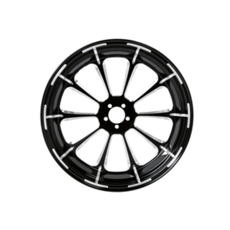 Custom Chrome 18"×5.5" Black Billet Rear Wheel Rim Fits For Harley Touring Glide 08-24 Non ABS