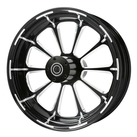 Custom Chrome 18"×5.5" Black Billet Rear Wheel Rim Fits For Harley Touring Glide 08-24 Non ABS
