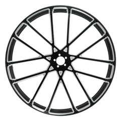 Custom Chrome 26×3.5" Prism Black Anodized Front Wheel Rim Fits For Harley Touring Glide 2008-2024