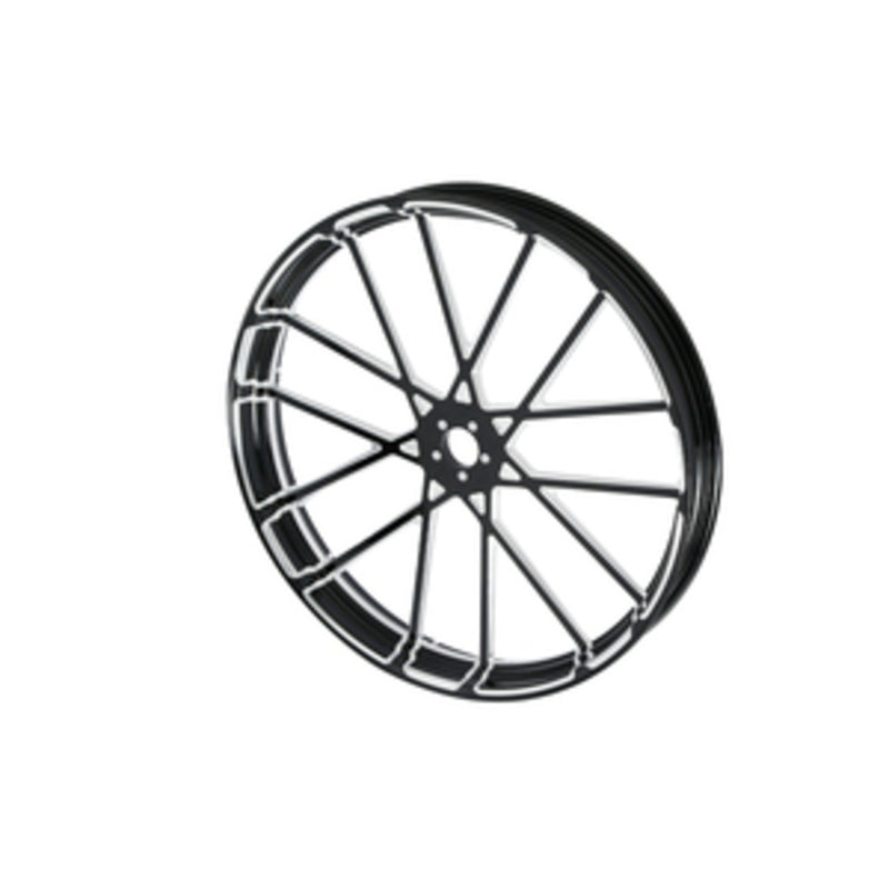Custom Chrome 26×3.5" Prism Black Anodized Front Wheel Rim Fits For Harley Touring Glide 2008-2024