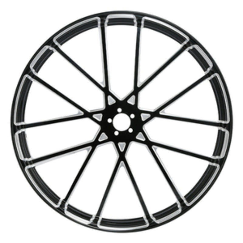 Custom Chrome 30×3.5" Prism Black Anodized Front Wheel Rim Fits For Harley Touring Glide 2008-2024