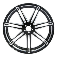 Custom Chrome 18×3.5" Black Anodized Front Wheel Rim The Vee Fits For Harley Touring 2008-2024