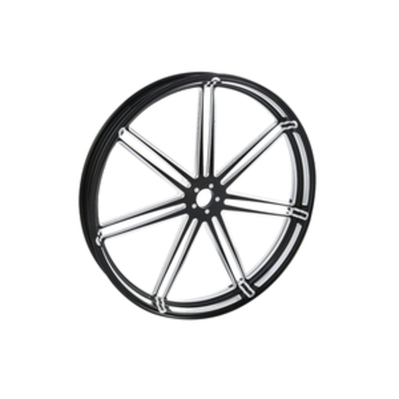 Custom Chrome 26×3.5" Black Anodized Front Wheel Rim The Vee Fits For Harley Touring 2008-2024
