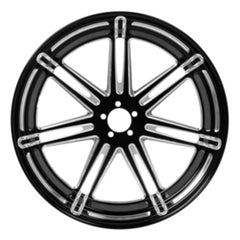 Custom Chrome 18"×5.5" Black Billet Rear Wheel Rim Fits For Harley Touring Glide 2008-2024 Non ABS