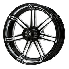 Custom Chrome 18"×5.5" Black Billet Rear Wheel Rim Fits For Harley Touring Glide 2008-2024 Non ABS