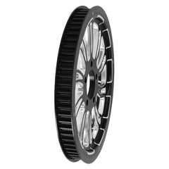 Custom Chrome Rear Wheel Belt Pulley Sprocket T68*25"Fits For Harley Touring 2009-2023 Non ABS Black Anodized