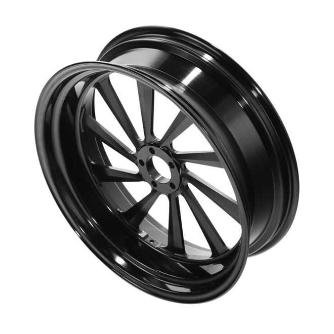Custom Chrome 18 5.5" Rear Wheel Rim Black Billet 10 Spokes for Harley Touring Glide 2008+