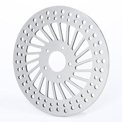 Custom Chrome 11.5" Front Left Brake Rotor Chrome Fit For Harley Touring Softail Street Bob Sportster