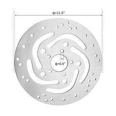 Custom Chrome 11.5"Rear Left Brake Rotor Fits For Harley Touring 2000-2007 Dyna & Softail 2000-2017