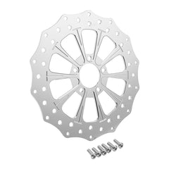 Custom Chrome 11.5"Rear Brake Rotor Fit For Harley Touring 2000-2007 Dyna & Softail 2000-2017 XL 2000-2010
