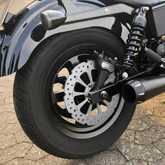 Custom Chrome 11.5"Rear Brake Rotor Fit For Harley Dyna & Softail 2000-2017 Touring 2000-07 XL 2000-2010