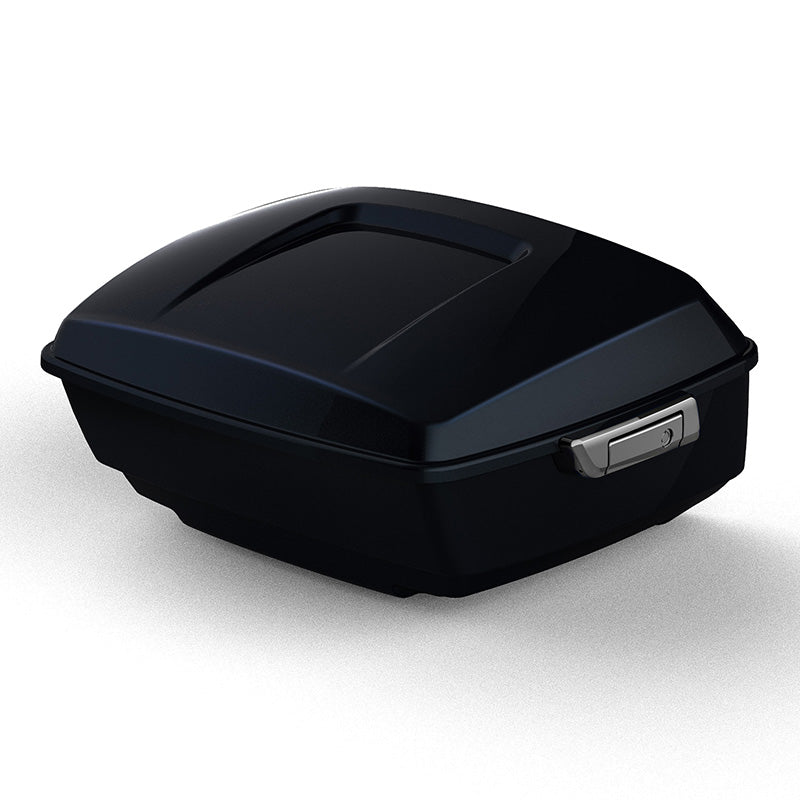 HR3 Mako Shark Fade 13.7" King Size Touring Trunk Luggage For 14-24 Harley Touring