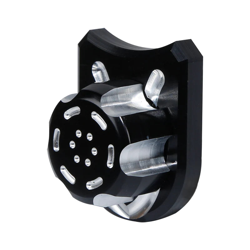 Aluminum Rear Seat Screw Bolt Mount Knob Cover Fit For Harley Touring 1996-2024