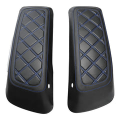 C.C. RIDER Saddlebag Lid Covers Lattice Stitching Protect Saddlebags For Harley Touring Street Glide Road Glide 2014-2024