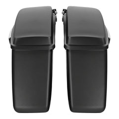 HR3 Industrial Gray Denim Hard Saddlebags (Regular) For 14-23 Harley Touring