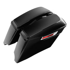 HR3 Vivid Black CVO Stretched Saddlebags For 14-23 Harley Touring