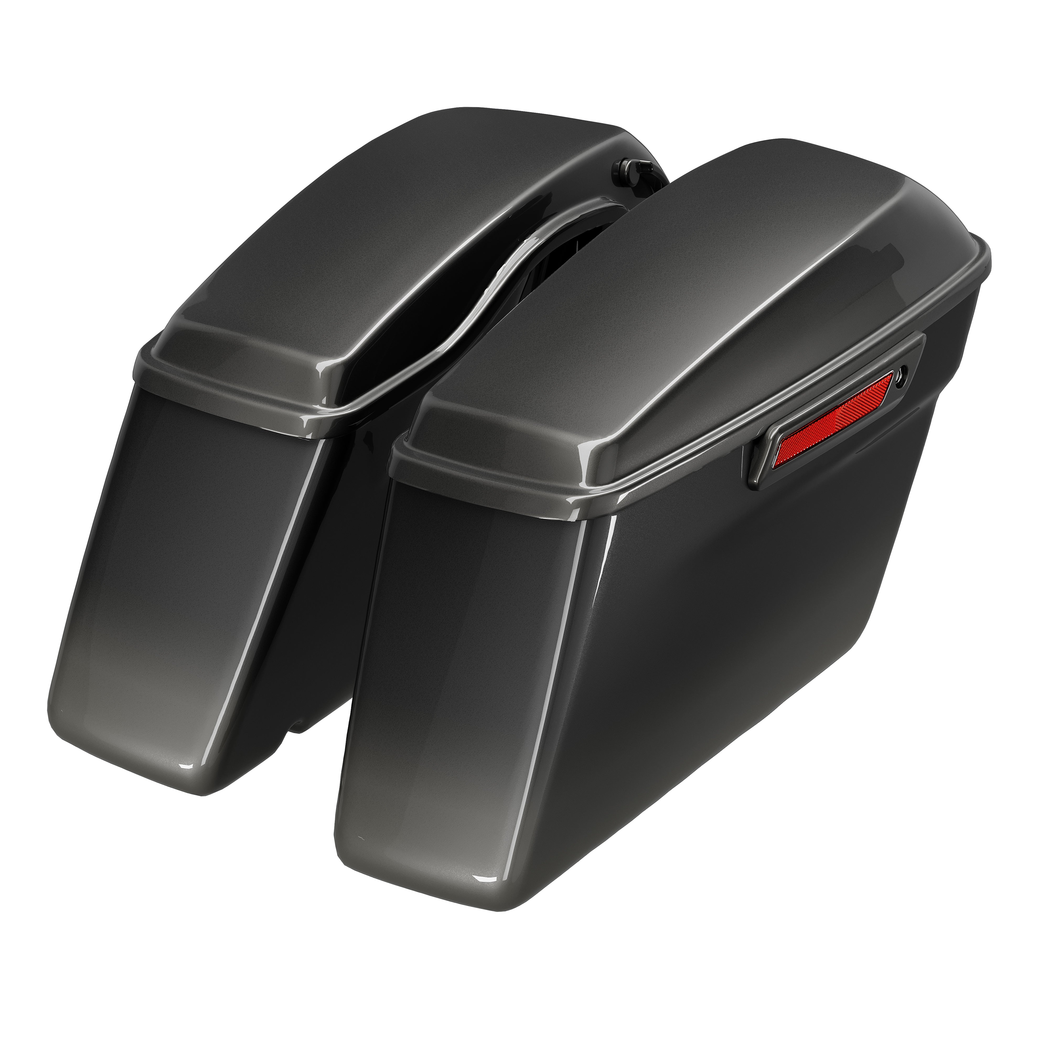 HR3 Black Earth Fade Hard Saddlebags Harley Hard Bags For 14-23 Harley Touring