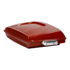 HR3 Pearl Red & Dark Alloy 5.5" Razor Style TTouring Trunk Luggage For 14-24 Touring