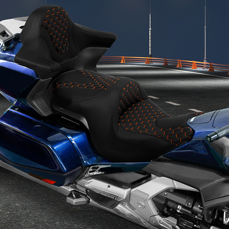 C.C. RIDER Honda Gold Wing Tour One Piece 2 up Seat Honeycomb 2018-2025