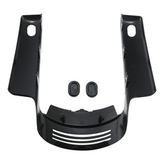 Custom Chrome Rear Fender Filler Panel Unpainted Fit For Harley Touring Road Street Glide 09+