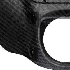 HR3 Carbon Fiber Vivid Black Headlight Fairing & Windshield Fit For Harley Softail FXBB FXLR 2018-later