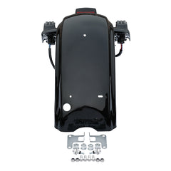 Custom Chrome CVO Style Somke Lens LED Rear Fender System Fit For Harley Touring '14-'23