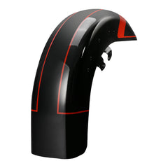 HR3 Black Earth & Vivid Black Motorcycle 18" Wide Tire Front Mudguard Fender For Harley Touring Models 2014-2023