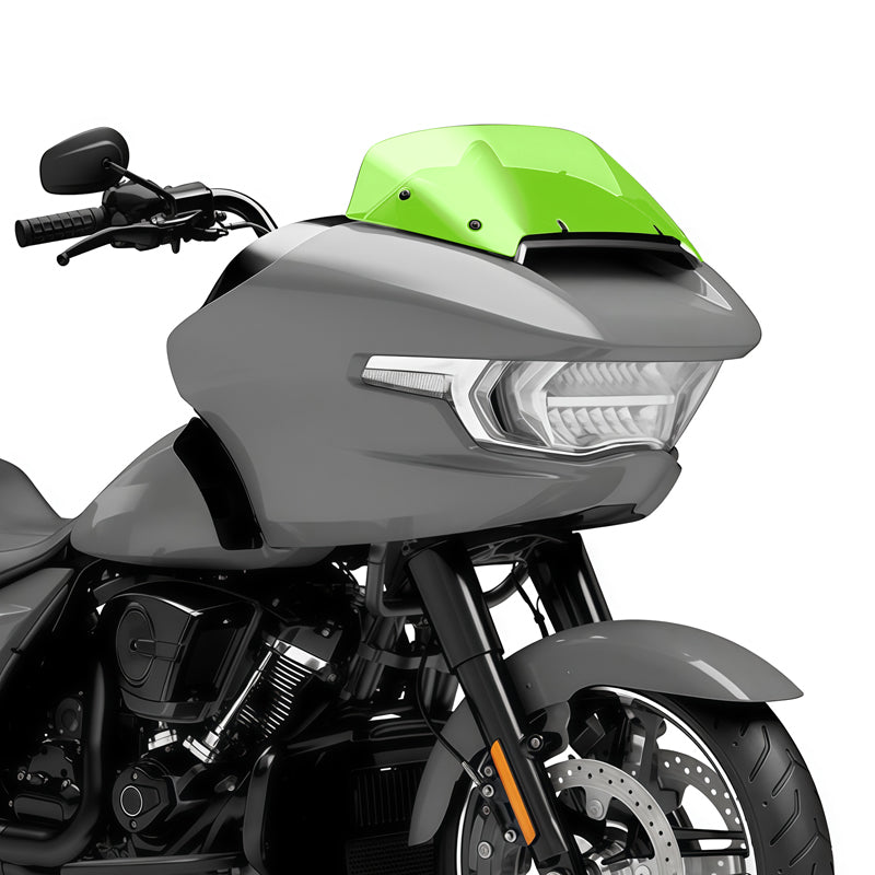 HR3 Green Windshield Fit For Harley Road Glide 2023-2025