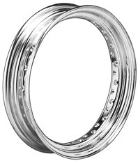 Custom Chrome 16 3"Chrome Drop Center Wheel Rim 40-hole Fit For Harley Big Twin With Steel Hub