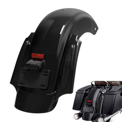 Cusomt Chrome CVO Style Smoke Lens LED Rear Fender System Fit For Harley Touring '09-'13