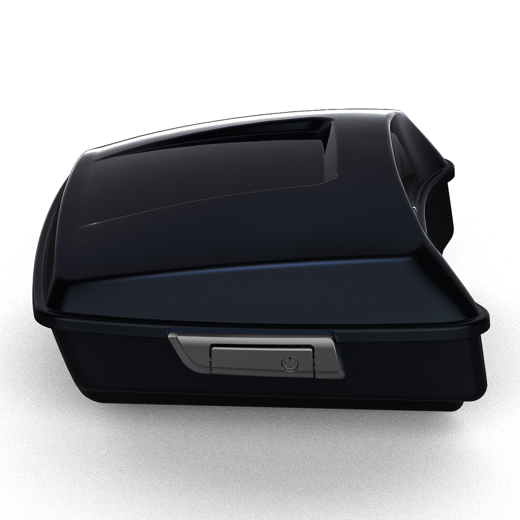 HR3 Mako Shark Fade 10.7" Chopped Style Touring Trunk Luggage For Harley Touring 2014-2024
