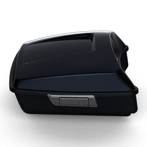 HR3 Mako Shark Fade 10.7" Chopped Style Touring Trunk Luggage For Harley Touring 2014-2024