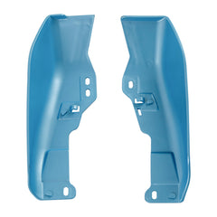 HR3 Sky Blue / Sand Gold Mid Frame Air Heat Deflectors For Harley Touring and Trike Models 09-24