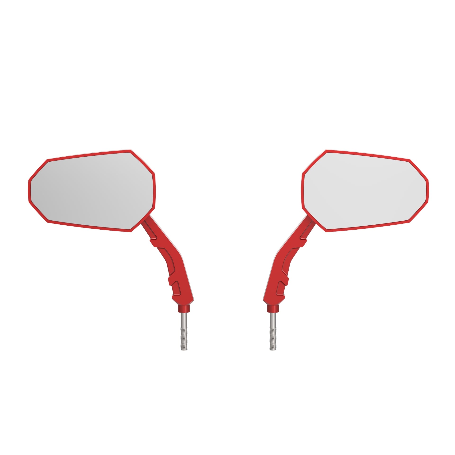 Custom Chrome Minimalist Custom Mirrors (Pair) Fit for Harley Touring from 1999-2026
