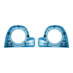 HR3 Sky Blue / Sand Gold Lower Fairing Speaker Pods For Harley Touring Models 2014-2024