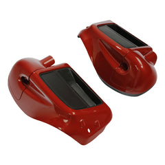 HR3 Pearl Red & Dark Alloy Vented Lower Fairing Kit For Harley Touring models 2014-2024