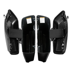 HR3 Vivid Black CVO Stretched Saddlebags For 14-23 Harley Touring