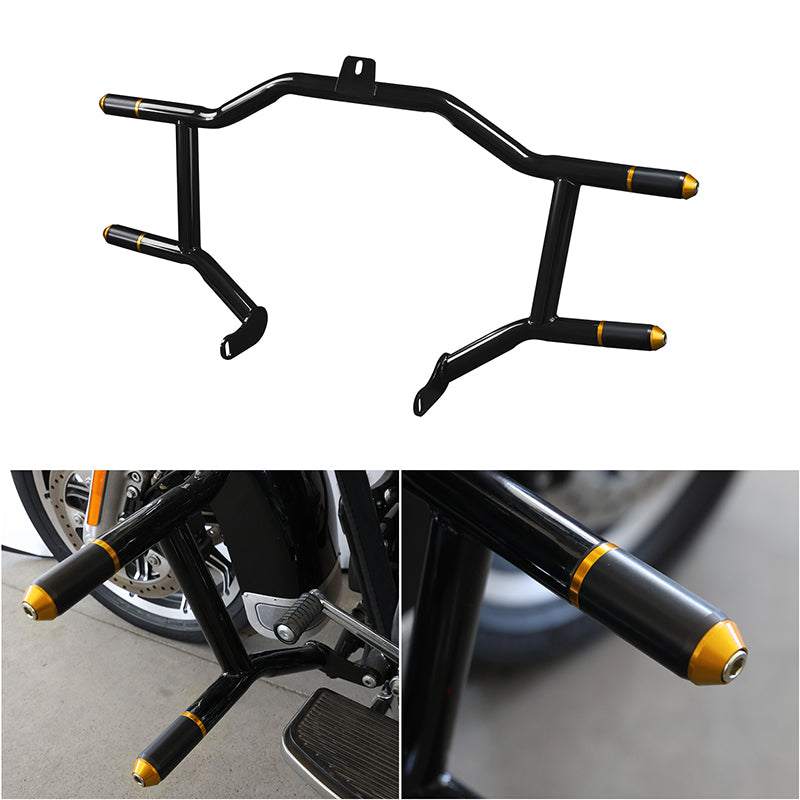CUSTOM CHROME Front Highway Engine Guard Crash Bar Fit For Harley Touring '09-'24