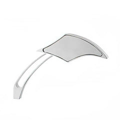 Custom Chrome Chrome Rearview Side Mirrors Slotted Stem Fit For Harley Touring Sportster Dyna