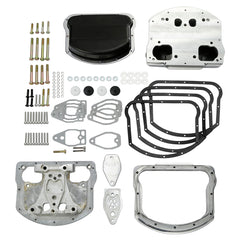 Custom Chrome Panhead Valve Rocker Boxes Top Covers Black Fit For Evolution Big Twins 1984-1999