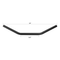 Santee 1” Steel 24" Wide Low Handlebars Matte Black Fit For Harley Softail Sportster XL